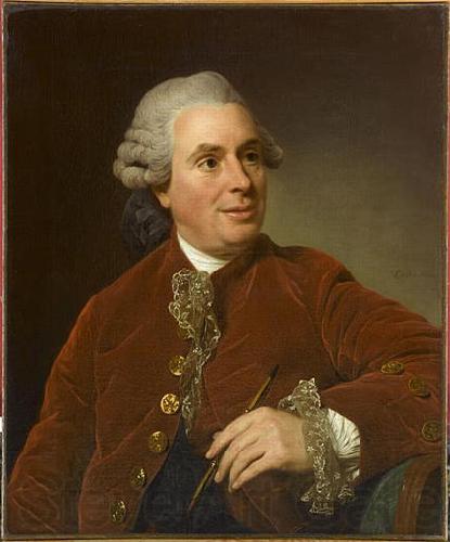 Alexandre Roslin Portrait of Charles-Nicolas Cochin Spain oil painting art